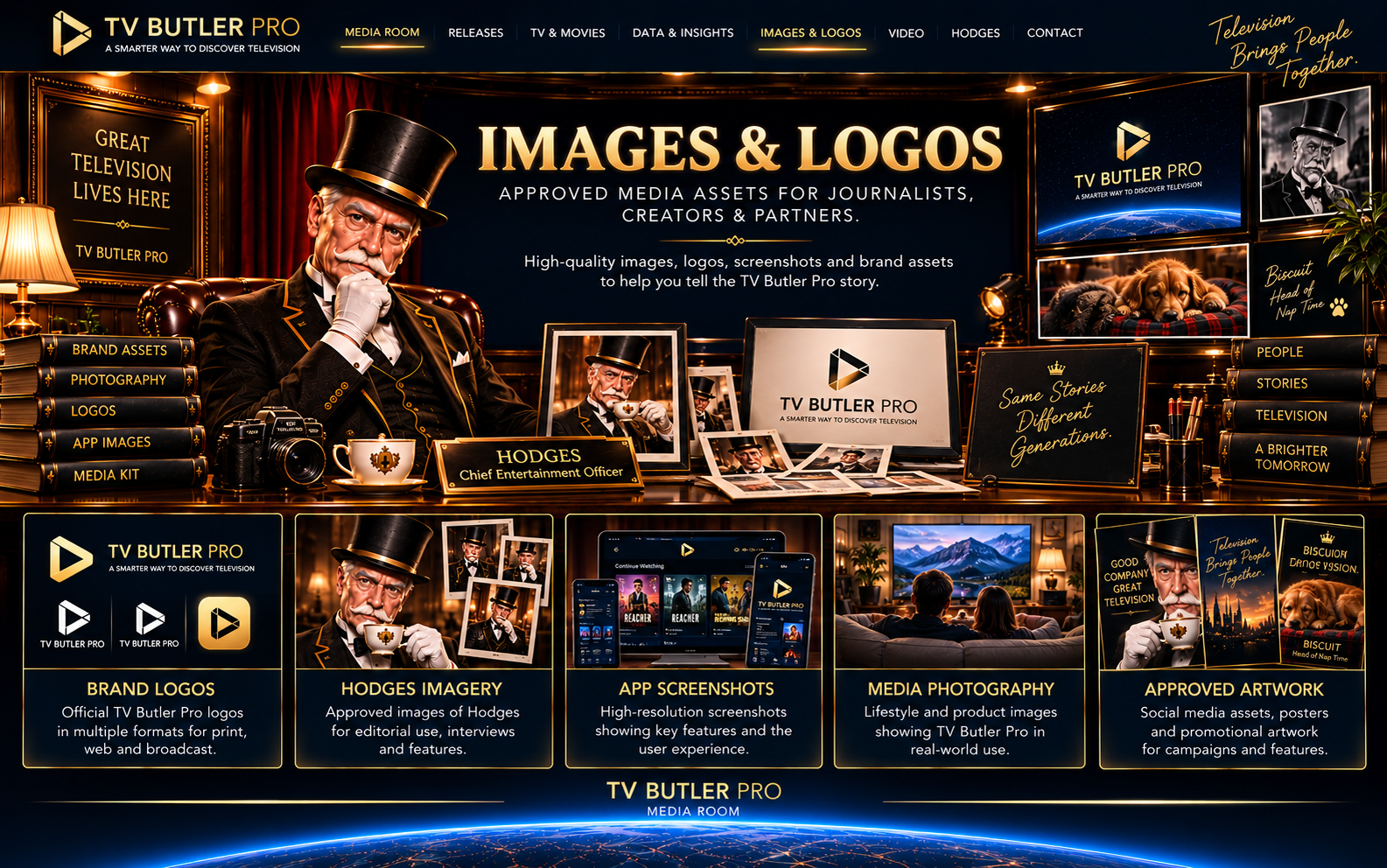 Images & Logos — TV Butler Pro Media Room